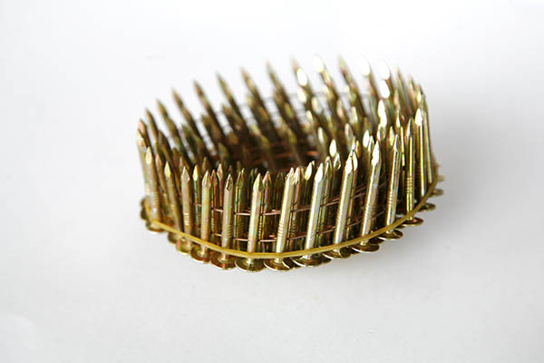 Coil nail cap